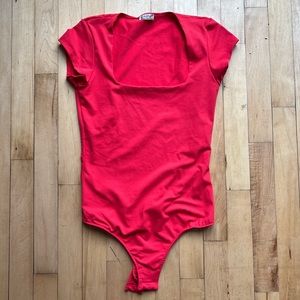 Free People Fair and Square Neck Duo Bodysuit